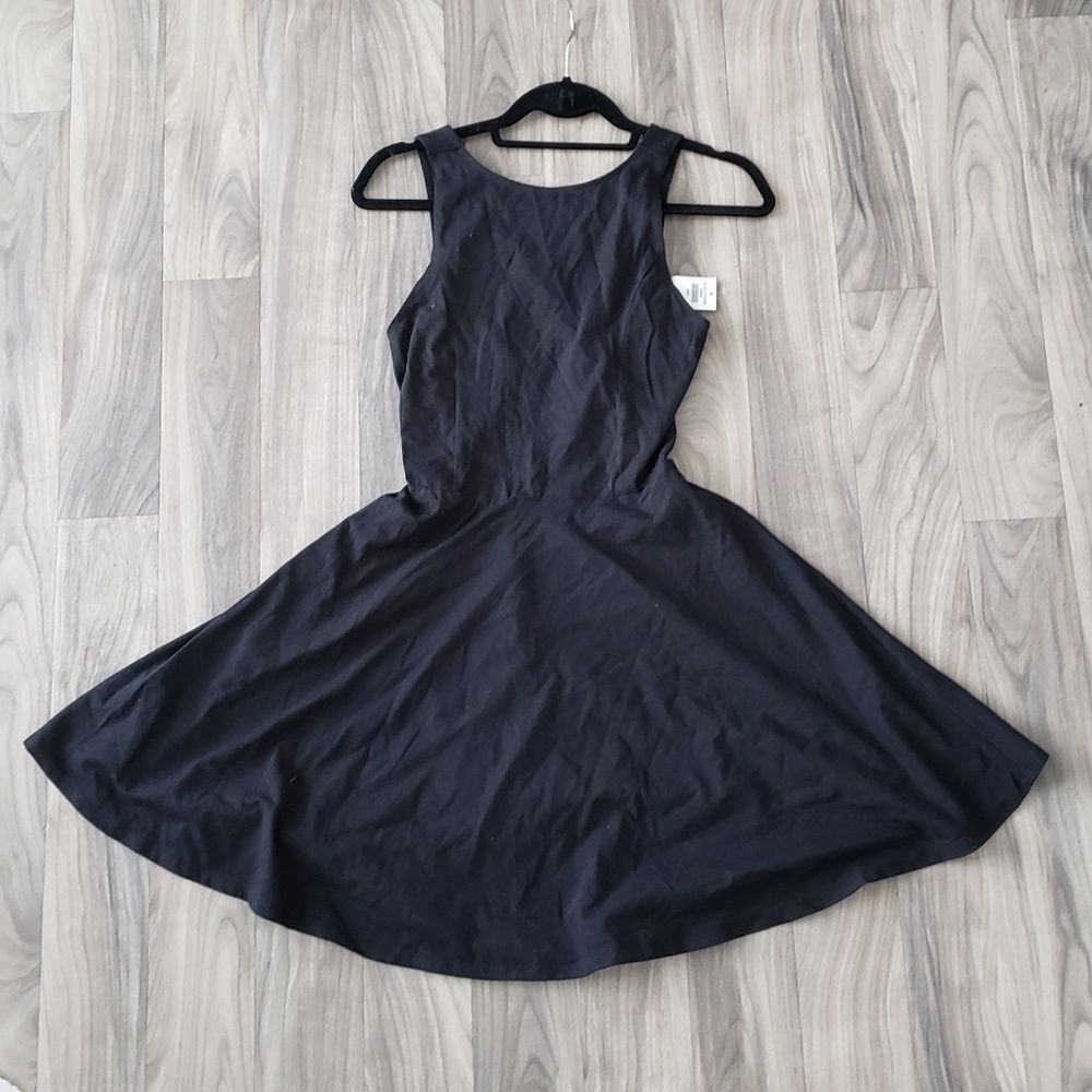 Black Hollister Cut Out Dress